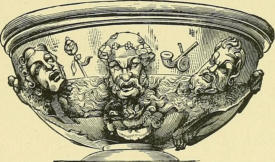 An illustration from Museum of antiquity; a description of ancient life: the employments, amusements, customs and habits, the cities, palaces, monuments and tombs, the literature and fine arts of 3,000 years ago, 1883, leaf 358