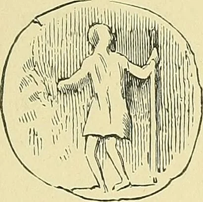 An illustration from Museum of antiquity; a description of ancient life: the employments, amusements, customs and habits, the cities, palaces, monuments and tombs, the literature and fine arts of 3,000 years ago, 1883, leaf 410