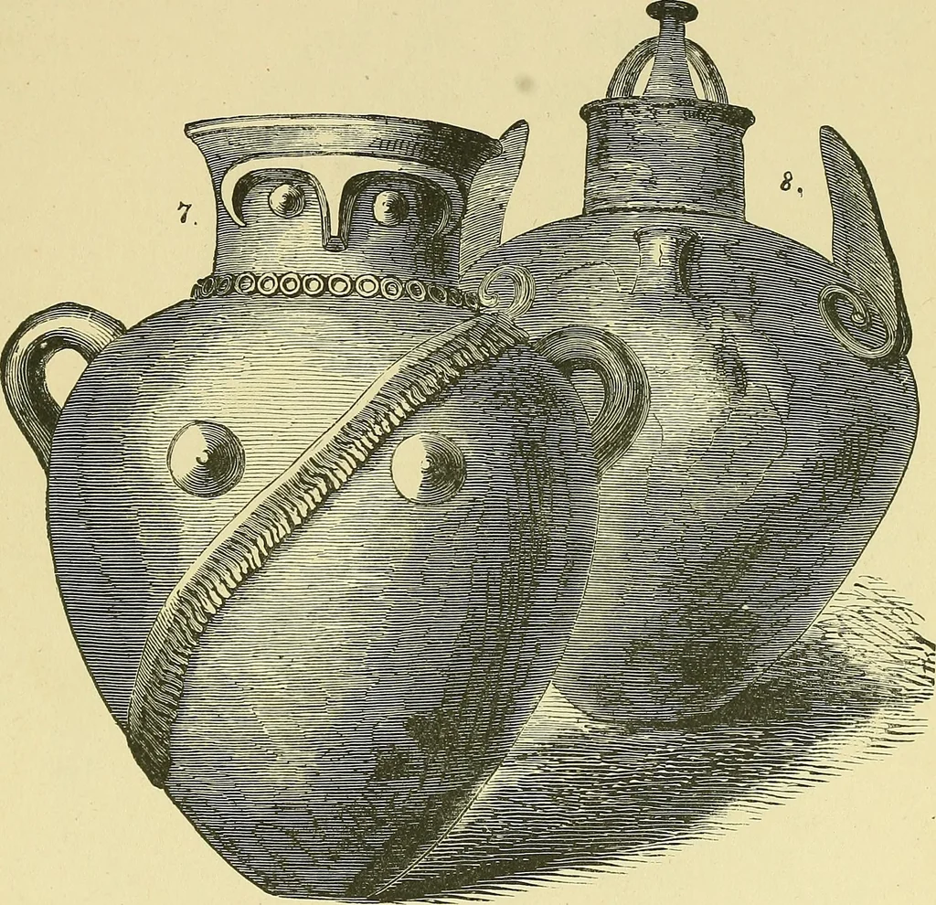 An illustration from Museum of antiquity; a description of ancient life: the employments, amusements, customs and habits, the cities, palaces, monuments and tombs, the literature and fine arts of 3,000 years ago, 1883, leaf 420