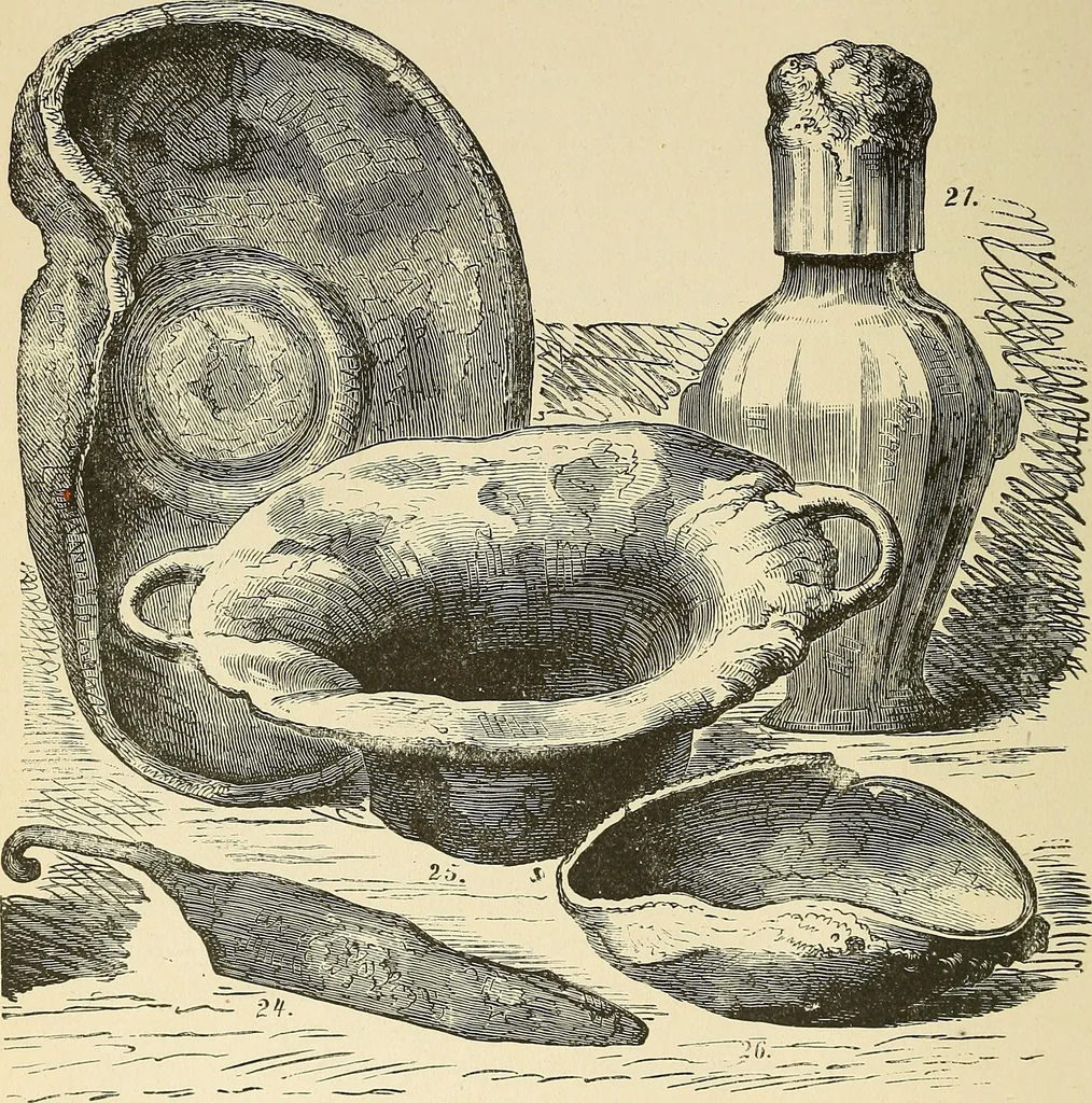 An illustration from Museum of antiquity; a description of ancient life: the employments, amusements, customs and habits, the cities, palaces, monuments and tombs, the literature and fine arts of 3,000 years ago, 1883, leaf 425