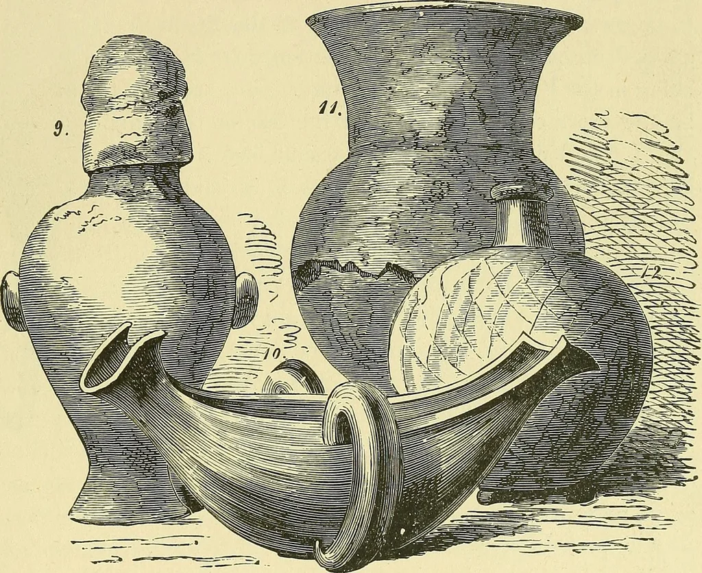 An illustration from Museum of antiquity; a description of ancient life: the employments, amusements, customs and habits, the cities, palaces, monuments and tombs, the literature and fine arts of 3,000 years ago, 1883, leaf 428
