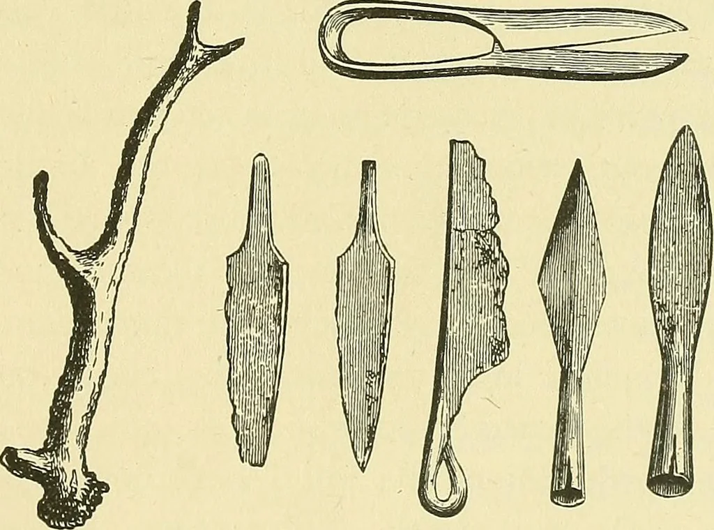 An illustration from Museum of antiquity; a description of ancient life: the employments, amusements, customs and habits, the cities, palaces, monuments and tombs, the literature and fine arts of 3,000 years ago, 1883, leaf 436