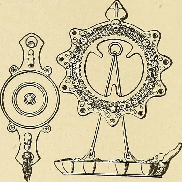 An illustration from Museum of antiquity; a description of ancient life: the employments, amusements, customs and habits, the cities, palaces, monuments and tombs, the literature and fine arts of 3,000 years ago, 1883, leaf 443