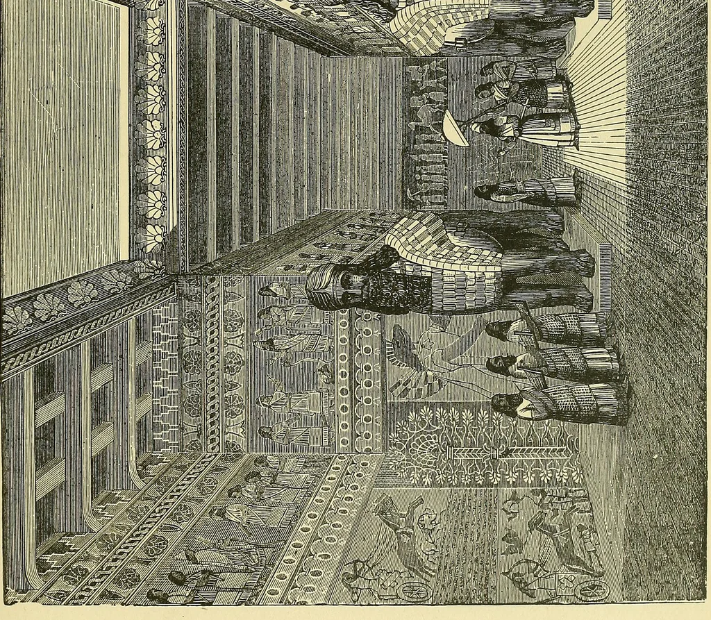 An illustration from Museum of antiquity; a description of ancient life: the employments, amusements, customs and habits, the cities, palaces, monuments and tombs, the literature and fine arts of 3,000 years ago, 1883, leaf 466
