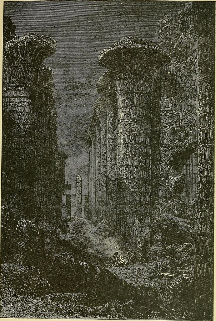 An illustration from Museum of antiquity; a description of ancient life: the employments, amusements, customs and habits, the cities, palaces, monuments and tombs, the literature and fine arts of 3,000 years ago, 1883, leaf 484