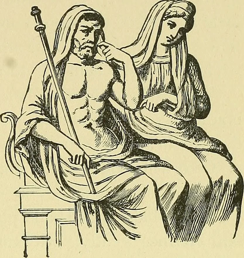 An illustration from Museum of antiquity; a description of ancient life: the employments, amusements, customs and habits, the cities, palaces, monuments and tombs, the literature and fine arts of 3,000 years ago, 1883, leaf 528