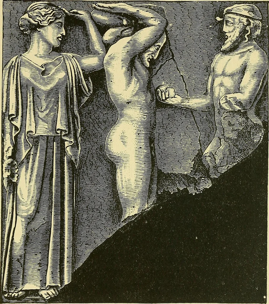 An illustration from Museum of antiquity; a description of ancient life: the employments, amusements, customs and habits, the cities, palaces, monuments and tombs, the literature and fine arts of 3,000 years ago, 1883, leaf 562