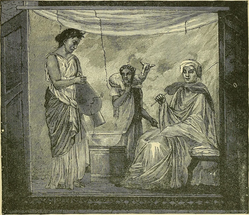 An illustration from Museum of antiquity; a description of ancient life: the employments, amusements, customs and habits, the cities, palaces, monuments and tombs, the literature and fine arts of 3,000 years ago, 1883, leaf 656