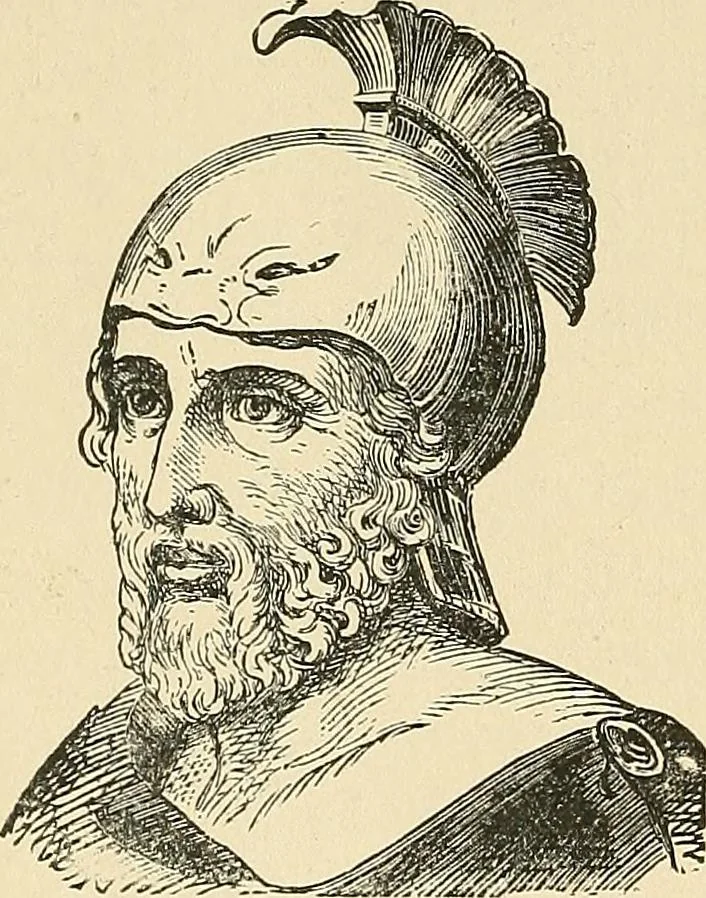An illustration from Museum of antiquity; a description of ancient life: the employments, amusements, customs and habits, the cities, palaces, monuments and tombs, the literature and fine arts of 3,000 years ago, 1883, leaf 813