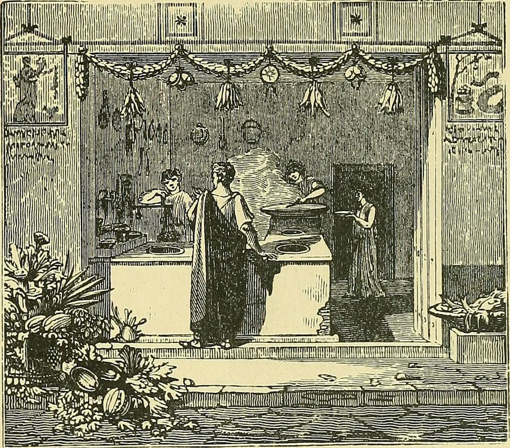 An illustration from Museum of antiquity; a description of ancient life: the employments, amusements, customs and habits, the cities, palaces, monuments and tombs, the literature and fine arts of 3,000 years ago, 1883, leaf 82