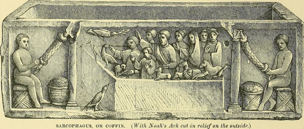 An illustration from Museum of antiquity; a description of ancient life: the employments, amusements, customs and habits, the cities, palaces, monuments and tombs, the literature and fine arts of 3,000 years ago, 1883, leaf 874