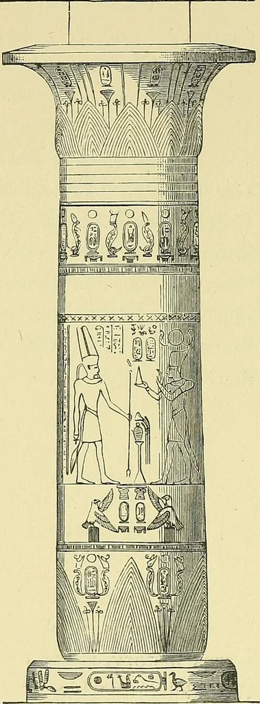 An illustration from Museum of antiquity; a description of ancient life: the employments, amusements, customs and habits, the cities, palaces, monuments and tombs, the literature and fine arts of 3,000 years ago, 1883, leaf 900