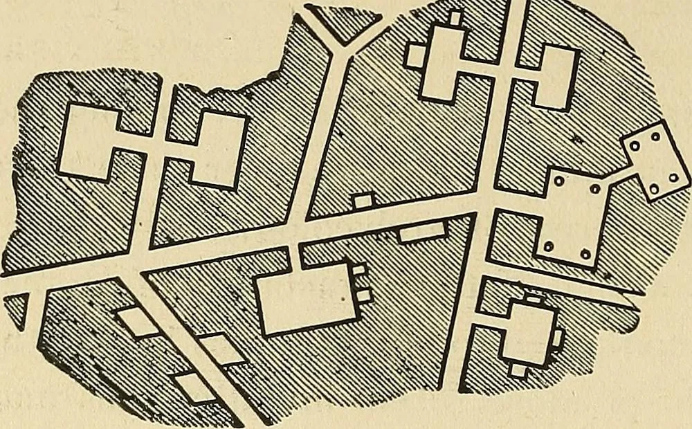 An illustration from Museum of antiquity; a description of ancient life: the employments, amusements, customs and habits, the cities, palaces, monuments and tombs, the literature and fine arts of 3,000 years ago, 1883, leaf 907
