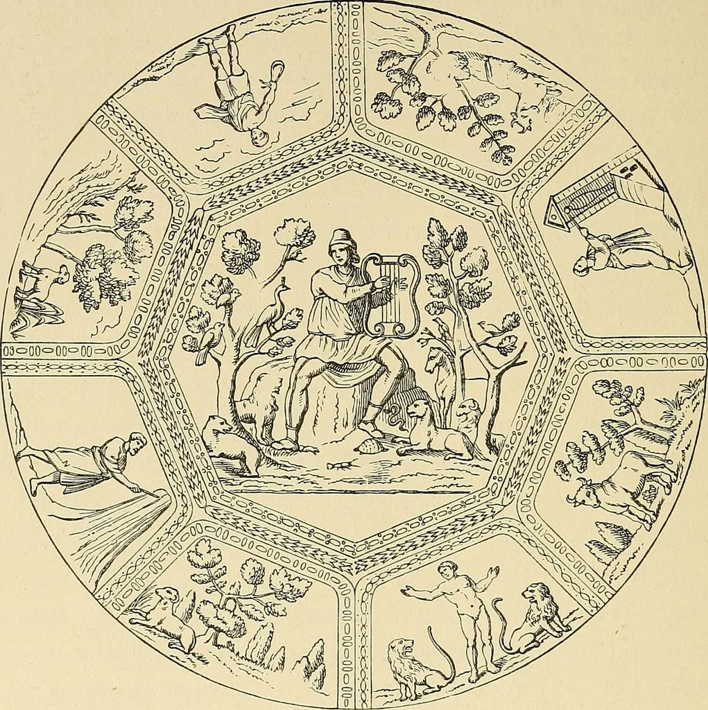 An illustration from Museum of antiquity; a description of ancient life: the employments, amusements, customs and habits, the cities, palaces, monuments and tombs, the literature and fine arts of 3,000 years ago, 1883, leaf 939