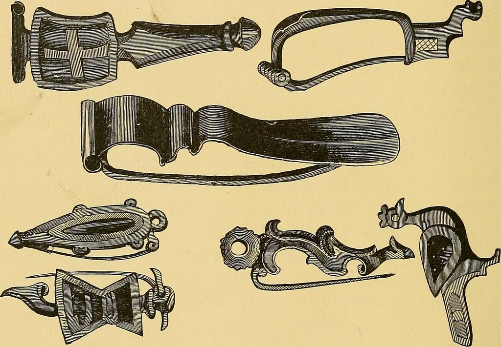 An illustration from Museum of antiquity; a description of ancient life: the employments, amusements, customs and habits, the cities, places, monuments and tombs, the literature and fine arts of 3,000 years ago, 1882, leaf 105