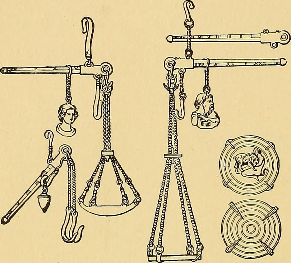 An illustration from Museum of antiquity; a description of ancient life: the employments, amusements, customs and habits, the cities, places, monuments and tombs, the literature and fine arts of 3,000 years ago, 1882, leaf 107