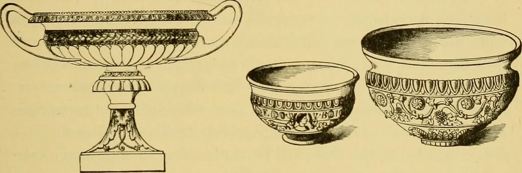 An illustration from Museum of antiquity; a description of ancient life: the employments, amusements, customs and habits, the cities, places, monuments and tombs, the literature and fine arts of 3,000 years ago, 1882, leaf 184