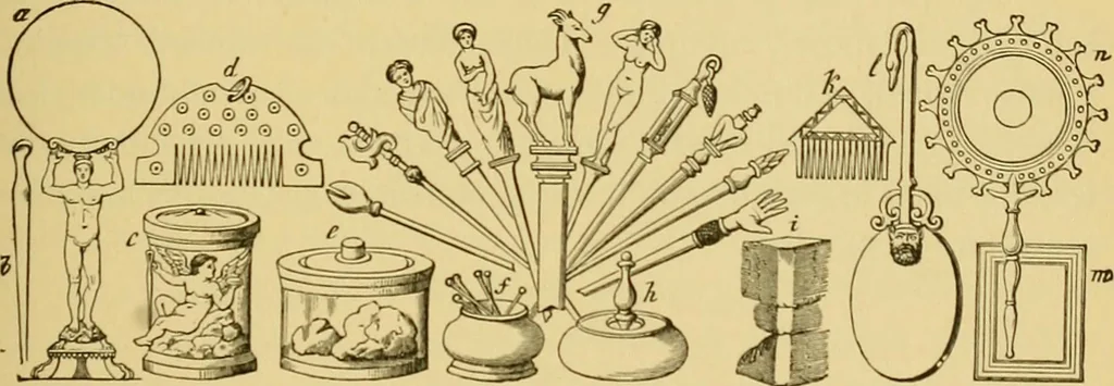 An illustration from Museum of antiquity; a description of ancient life: the employments, amusements, customs and habits, the cities, places, monuments and tombs, the literature and fine arts of 3,000 years ago, 1882, leaf 242