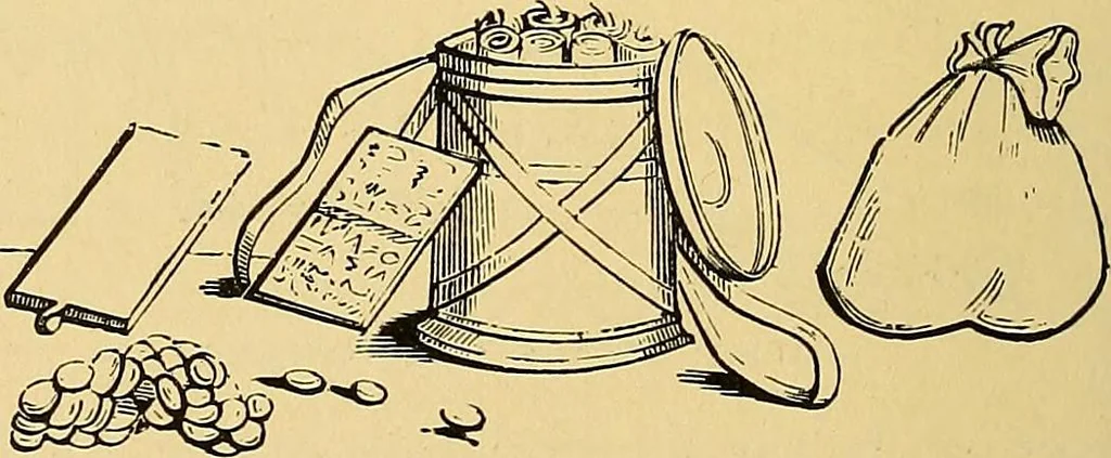 An illustration from Museum of antiquity; a description of ancient life: the employments, amusements, customs and habits, the cities, places, monuments and tombs, the literature and fine arts of 3,000 years ago, 1882, leaf 297