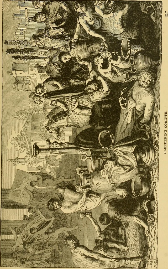 An illustration from Museum of antiquity; a description of ancient life: the employments, amusements, customs and habits, the cities, places, monuments and tombs, the literature and fine arts of 3,000 years ago, 1882, leaf 330