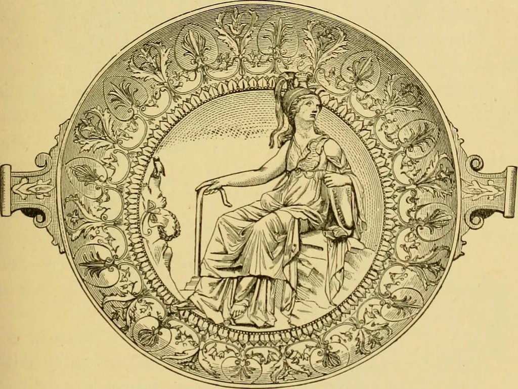 An illustration from Museum of antiquity; a description of ancient life: the employments, amusements, customs and habits, the cities, places, monuments and tombs, the literature and fine arts of 3,000 years ago, 1882, leaf 352