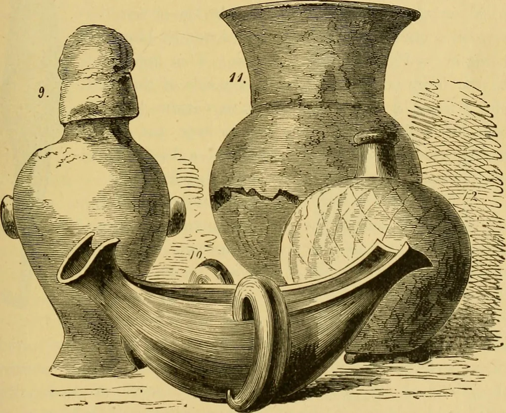 An illustration from Museum of antiquity; a description of ancient life: the employments, amusements, customs and habits, the cities, places, monuments and tombs, the literature and fine arts of 3,000 years ago, 1882, leaf 422