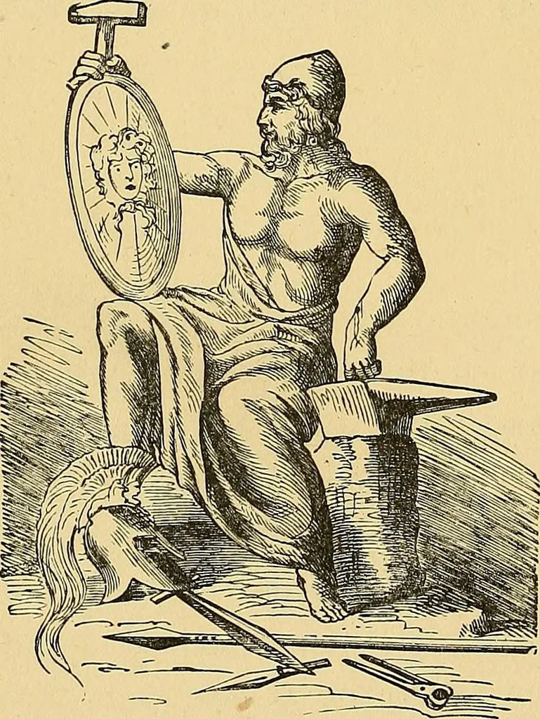 An illustration from Museum of antiquity; a description of ancient life: the employments, amusements, customs and habits, the cities, places, monuments and tombs, the literature and fine arts of 3,000 years ago, 1882, leaf 543