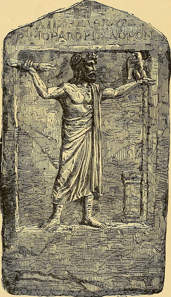 An illustration from Museum of antiquity; a description of ancient life: the employments, amusements, customs and habits, the cities, places, monuments and tombs, the literature and fine arts of 3,000 years ago, 1882, leaf 561