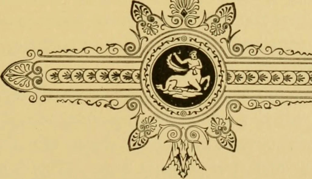 An illustration from Museum of antiquity; a description of ancient life: the employments, amusements, customs and habits, the cities, places, monuments and tombs, the literature and fine arts of 3,000 years ago, 1882, leaf 60