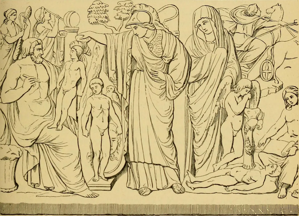 An illustration from Museum of antiquity; a description of ancient life: the employments, amusements, customs and habits, the cities, places, monuments and tombs, the literature and fine arts of 3,000 years ago, 1882, leaf 634
