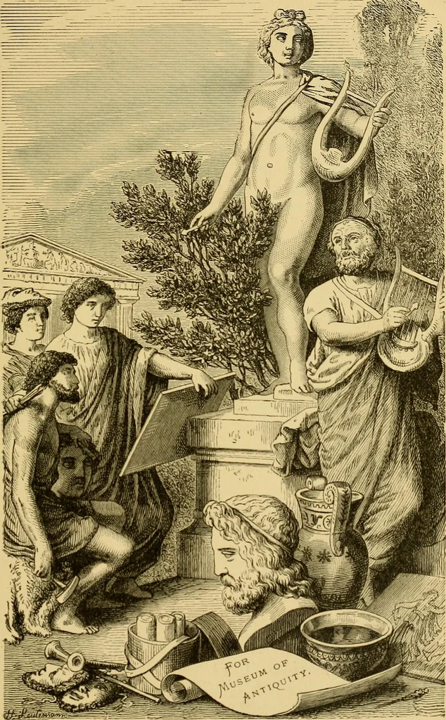 An illustration from Museum of antiquity; a description of ancient life: the employments, amusements, customs and habits, the cities, places, monuments and tombs, the literature and fine arts of 3,000 years ago, 1882, leaf 662