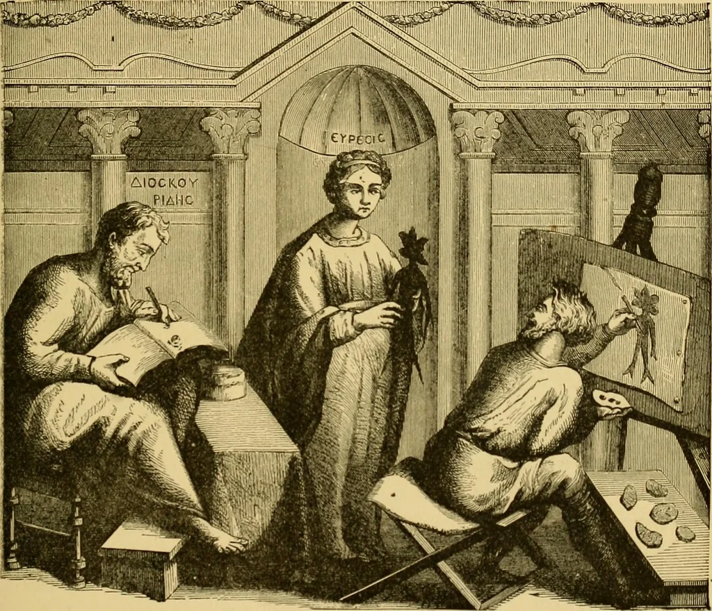 An illustration from Museum of antiquity; a description of ancient life: the employments, amusements, customs and habits, the cities, places, monuments and tombs, the literature and fine arts of 3,000 years ago, 1882, leaf 672