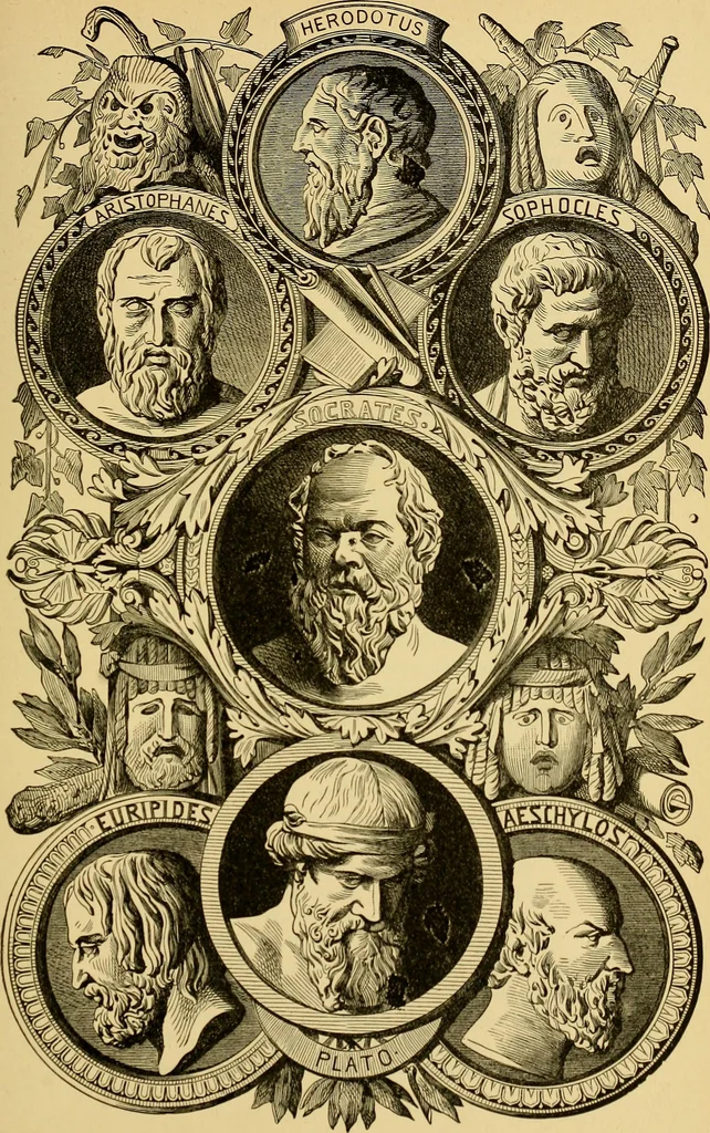 An illustration from Museum of antiquity; a description of ancient life: the employments, amusements, customs and habits, the cities, places, monuments and tombs, the literature and fine arts of 3,000 years ago, 1882, leaf 728