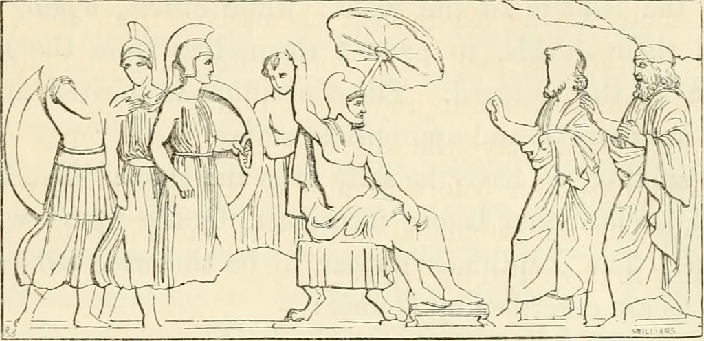 An illustration from The museum of classical antiquities : being a series of essays on ancient art, 1860, leaf 162