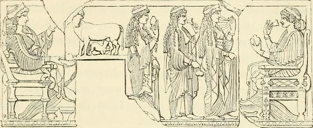 An illustration from The museum of classical antiquities : being a series of essays on ancient art, 1860, leaf 288