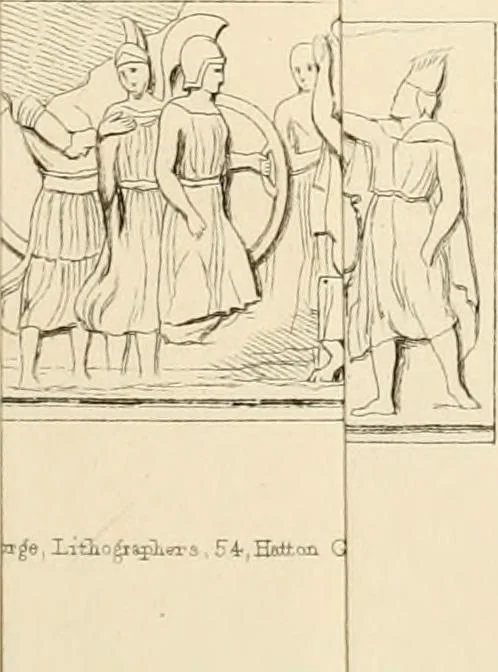 An illustration from The museum of classical antiquities : being a series of essays on ancient art, 1860, leaf 326