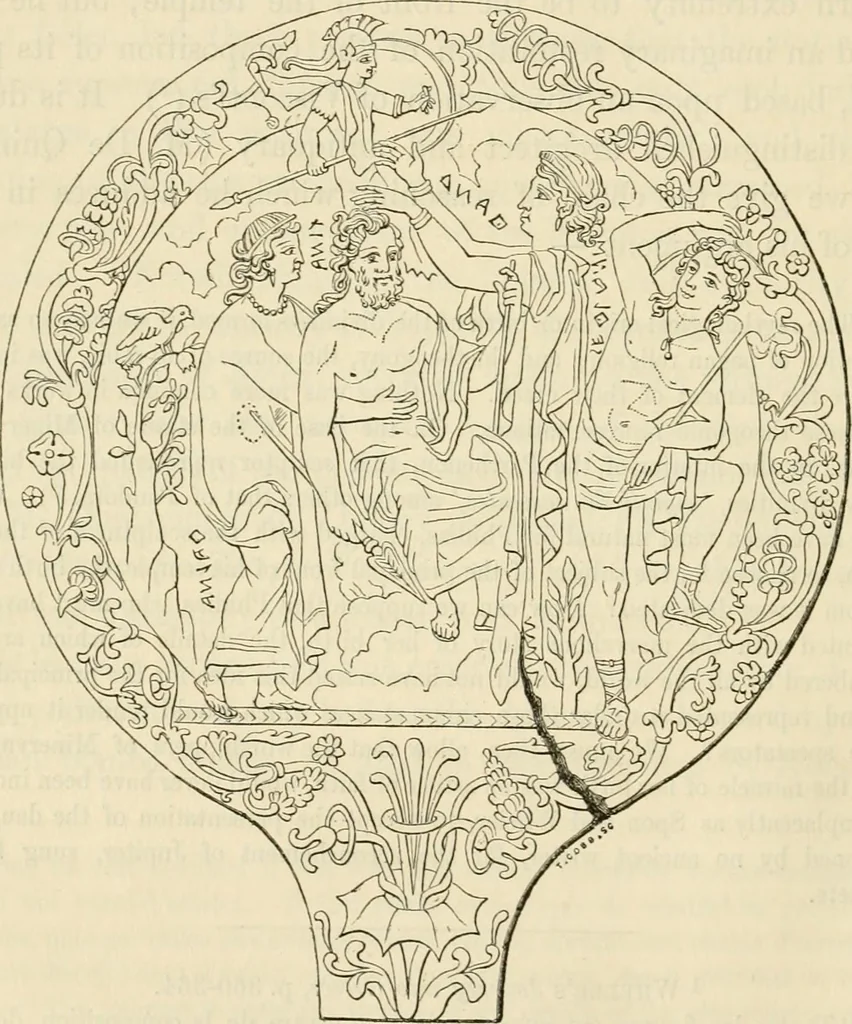 An illustration from The museum of classical antiquities : being a series of essays on ancient art, 1860, leaf 399