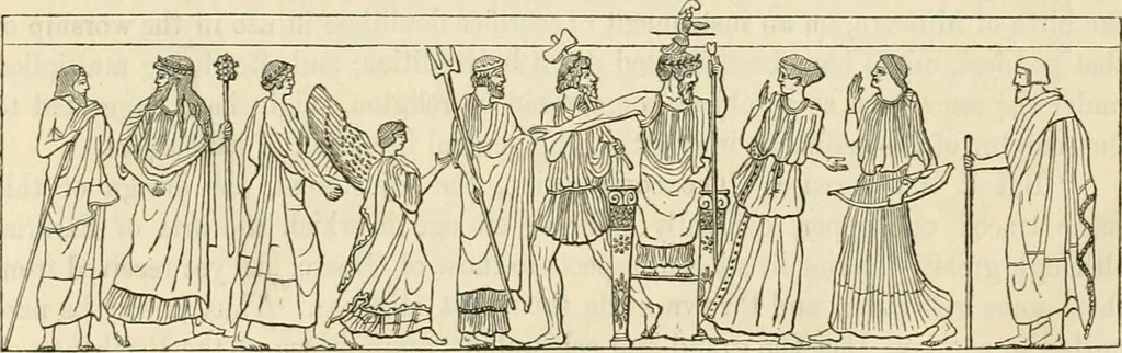 An illustration from The museum of classical antiquities : being a series of essays on ancient art, 1860, leaf 401