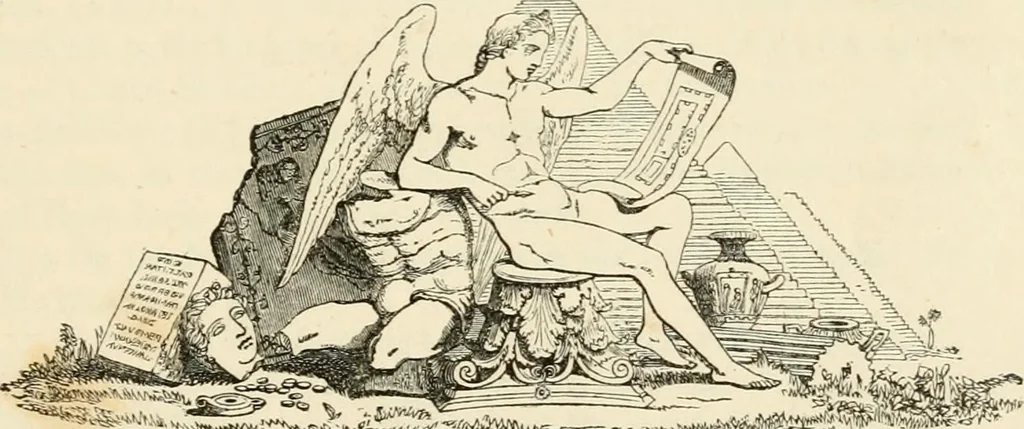 An illustration from The museum of classical antiquities : being a series of essays on ancient art, 1860, leaf 6