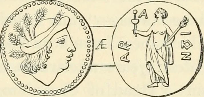 An illustration from The museum of classical antiquities : being a series of essays on ancient art, 1860, leaf 728