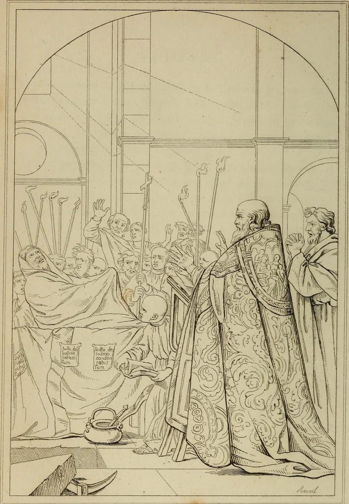 An illustration from Museum of painting and sculpture, or, Collection of the principal pictures, statues and bas-reliefs in the public and private galleries of Europe, 1828, leaf 107