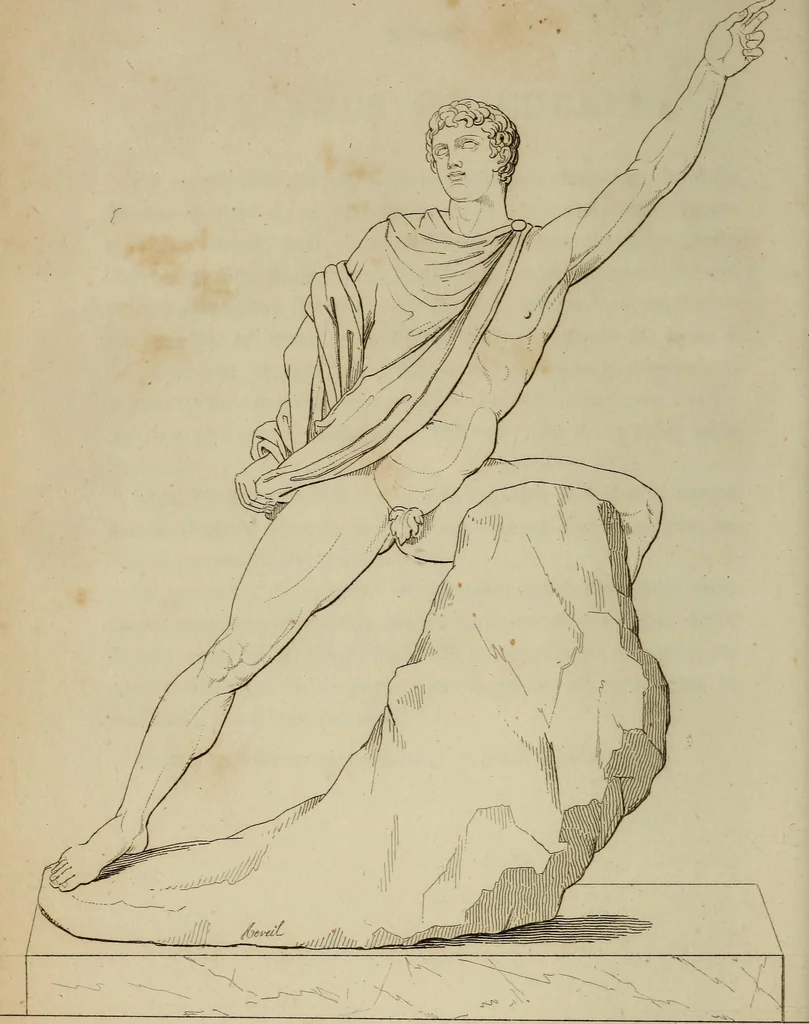 An illustration from Museum of painting and sculpture, or, Collection of the principal pictures, statues and bas-reliefs in the public and private galleries of Europe, 1828, leaf 119