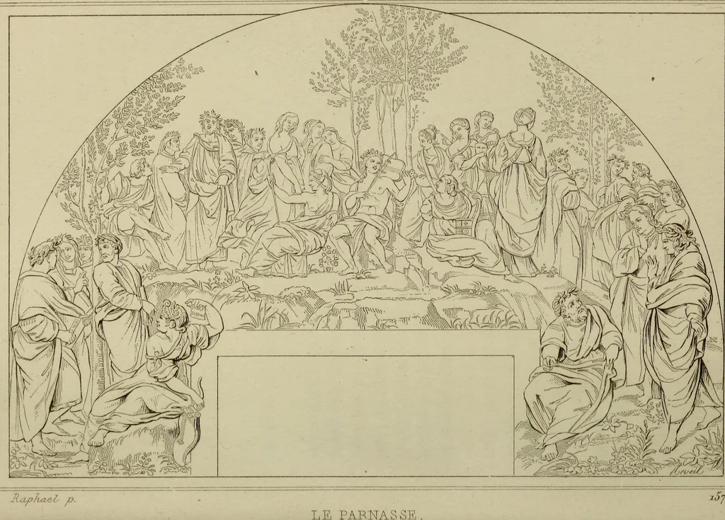 An illustration from Museum of painting and sculpture, or, Collection of the principal pictures, statues and bas-reliefs in the public and private galleries of Europe, 1828, leaf 123