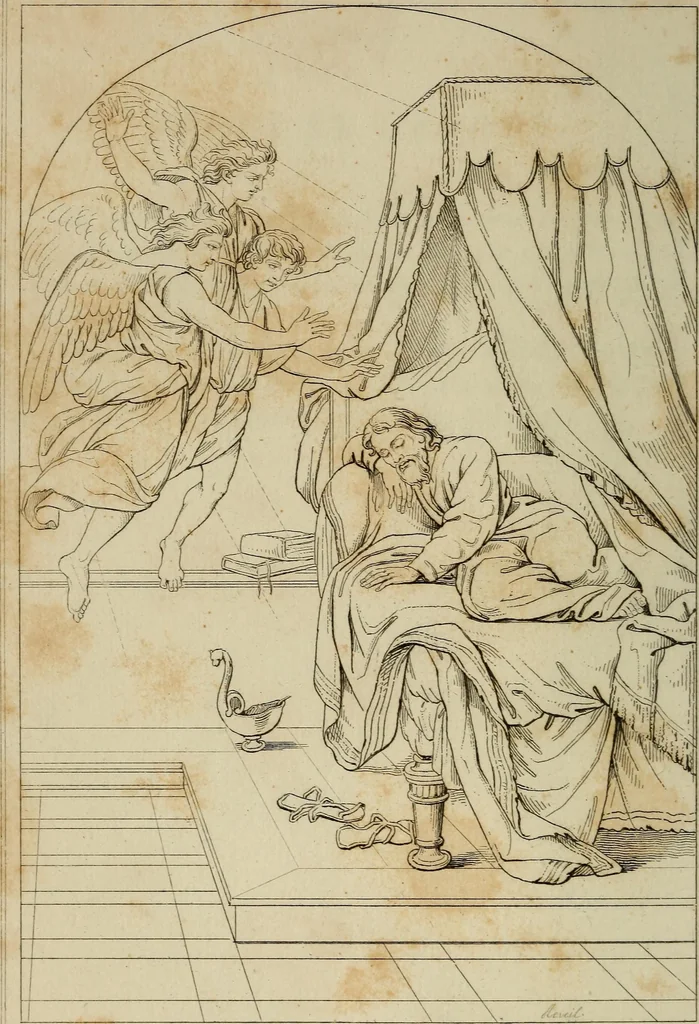 An illustration from Museum of painting and sculpture, or, Collection of the principal pictures, statues and bas-reliefs in the public and private galleries of Europe, 1828, leaf 155