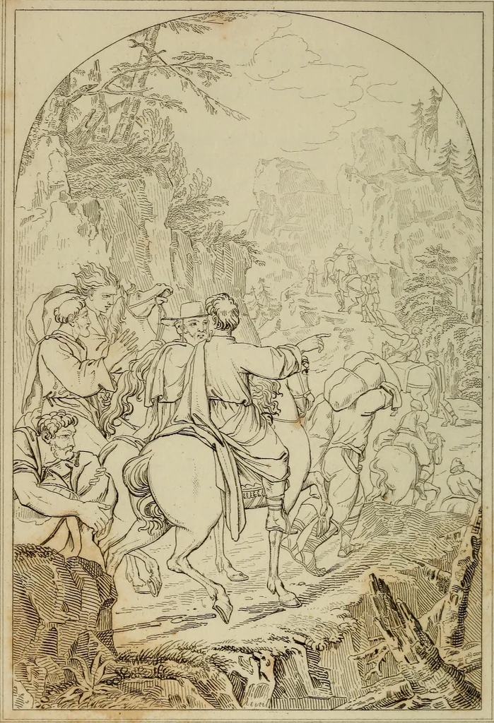 An illustration from Museum of painting and sculpture, or, Collection of the principal pictures, statues and bas-reliefs in the public and private galleries of Europe, 1828, leaf 187
