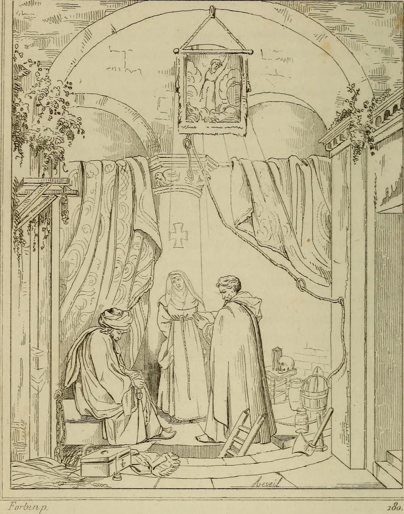 An illustration from Museum of painting and sculpture, or, Collection of the principal pictures, statues and bas-reliefs in the public and private galleries of Europe, 1828, leaf 215