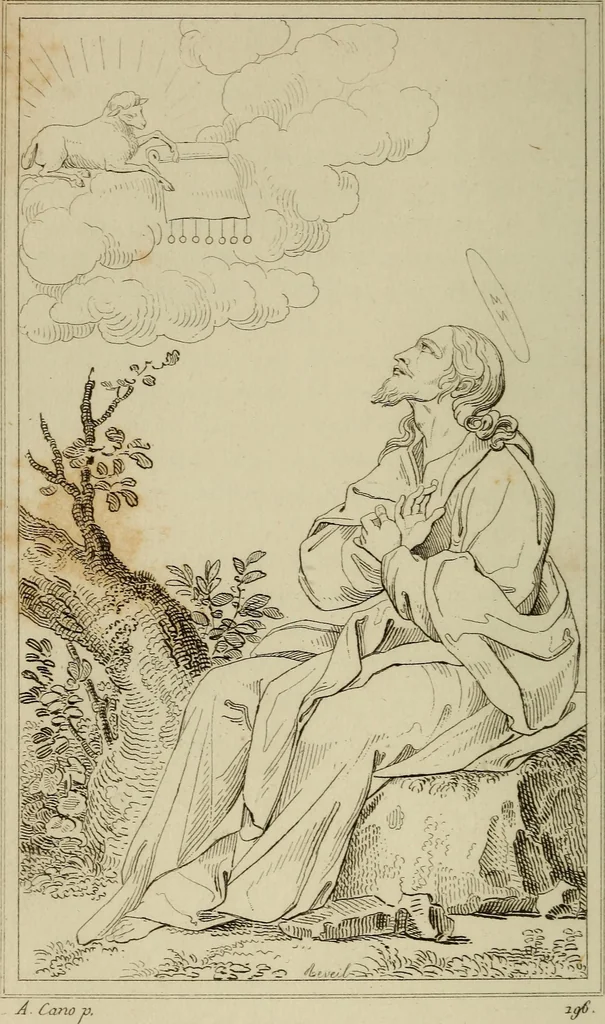 An illustration from Museum of painting and sculpture, or, Collection of the principal pictures, statues and bas-reliefs in the public and private galleries of Europe, 1828, leaf 279