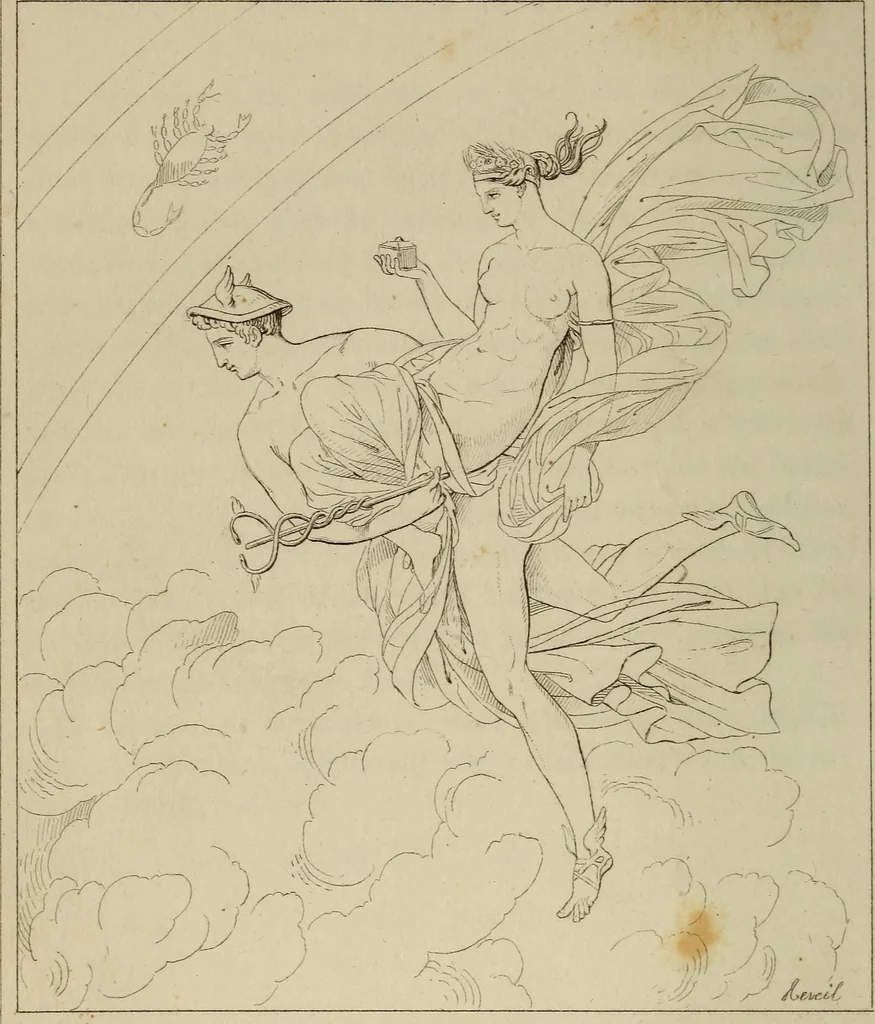 An illustration from Museum of painting and sculpture, or, Collection of the principal pictures, statues and bas-reliefs in the public and private galleries of Europe, 1828, leaf 283