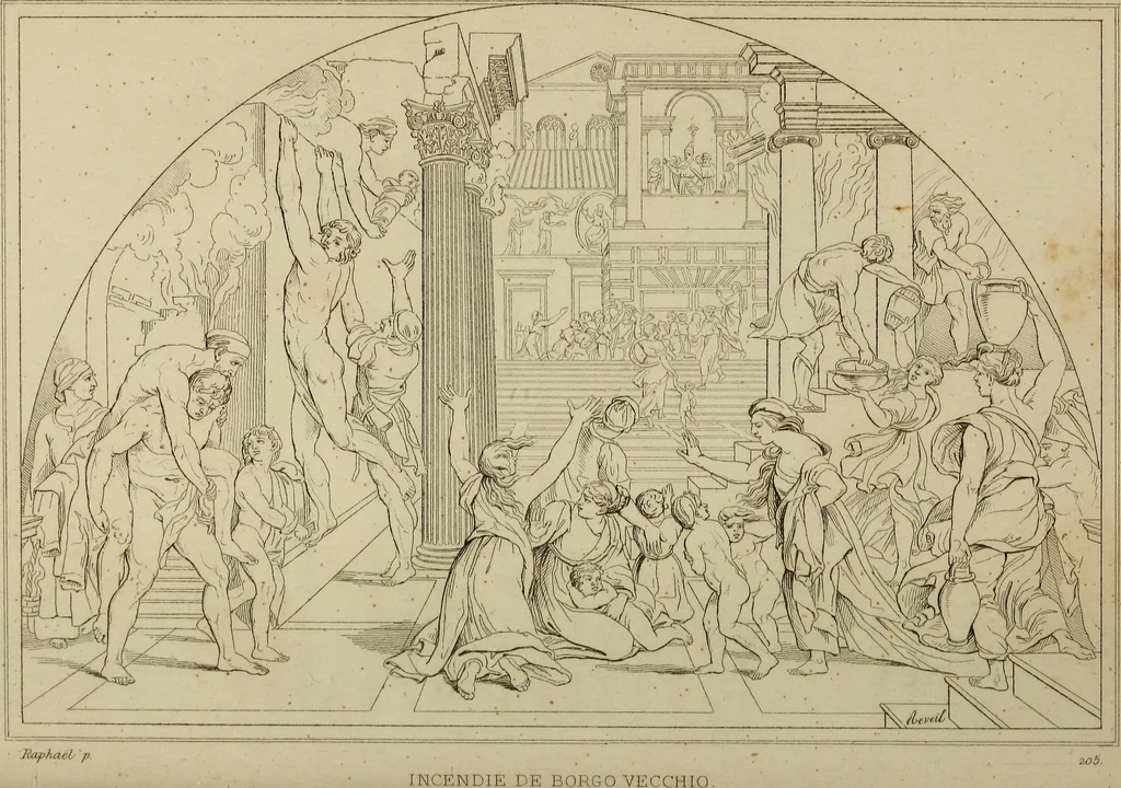An illustration from Museum of painting and sculpture, or, Collection of the principal pictures, statues and bas-reliefs in the public and private galleries of Europe, 1828, leaf 315
