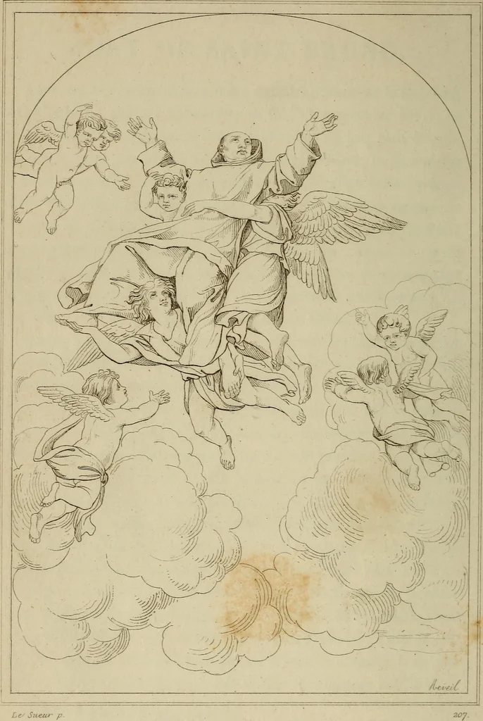 An illustration from Museum of painting and sculpture, or, Collection of the principal pictures, statues and bas-reliefs in the public and private galleries of Europe, 1828, leaf 323